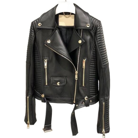 Sleuve Luxury Genuine Leather Jacket Women - Picture 1 of 1
